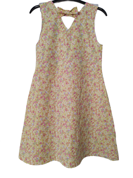 robe jaune sophie dos labelleconfection